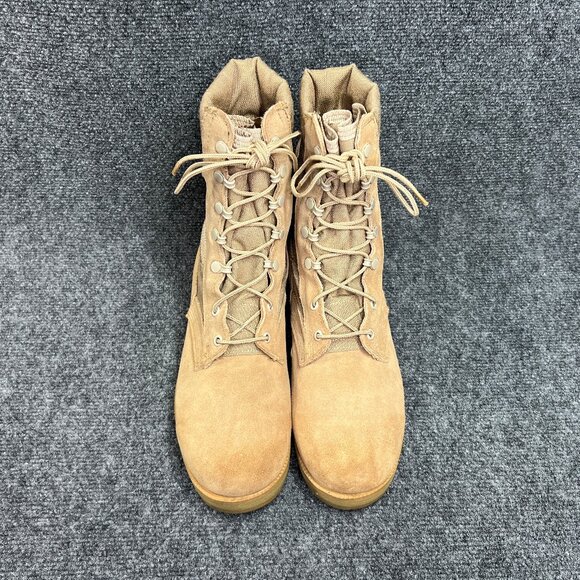 Altama Combat Boots Men's‎ Size 10R Tan Suede Tactical Vibram Outdoor Work Boots - Picture 3 of 15